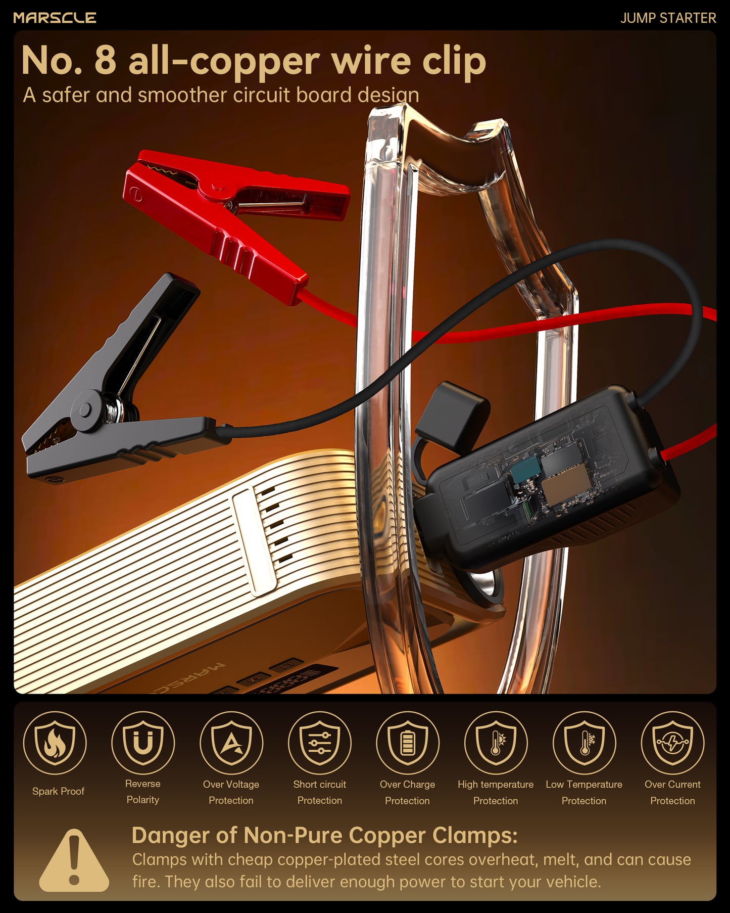 Q8 Jump Starter with Air Compressor