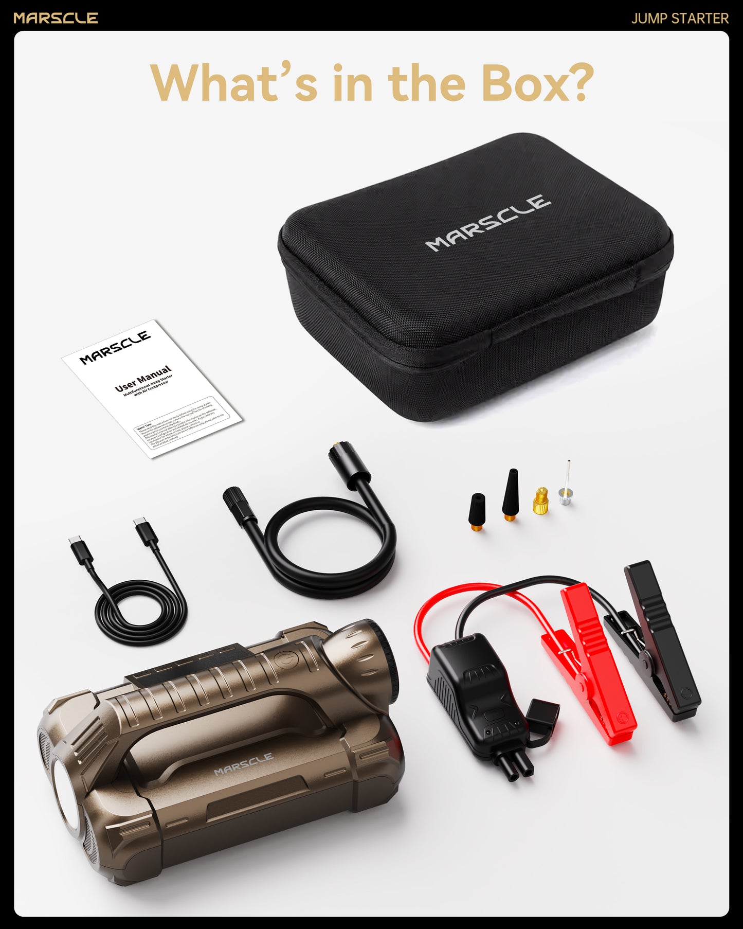 Q13 Jump Starter with Air Compressor